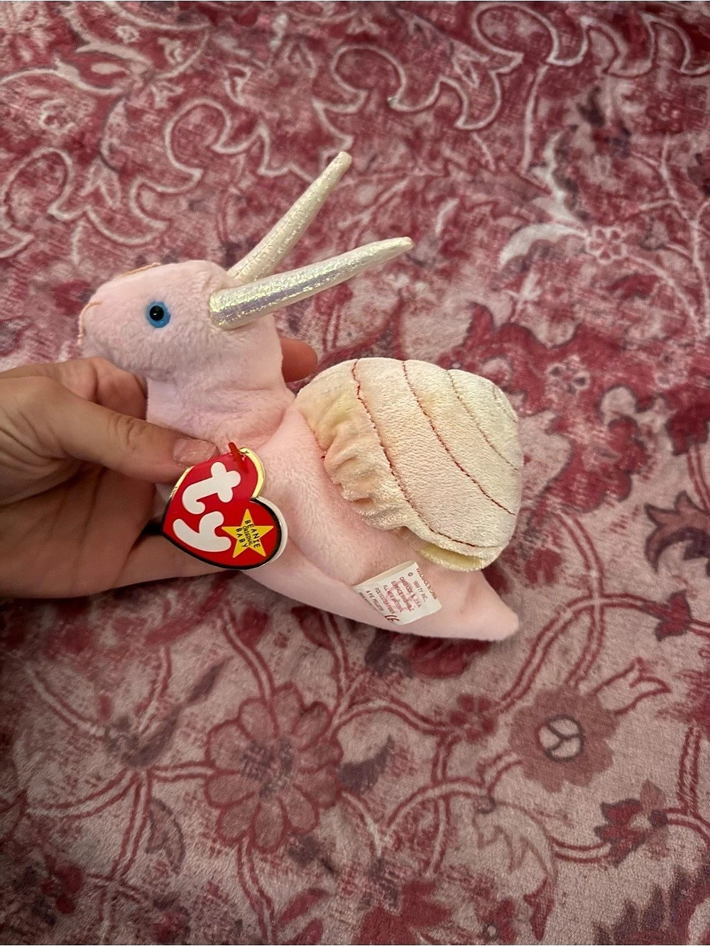 Ty Swirly the Snail Beanie Baby Plush Toy